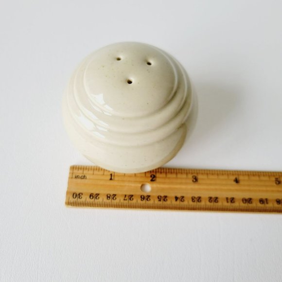 Vintage Pfaltzgraff Cappuccino Salt & Pepper Shaker Beige USA Made Discontinued - Picture 10 of 10